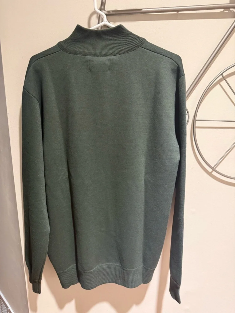 Mountain Expeditions Men's Forest Green Half-Zip Sweater NWT Size L